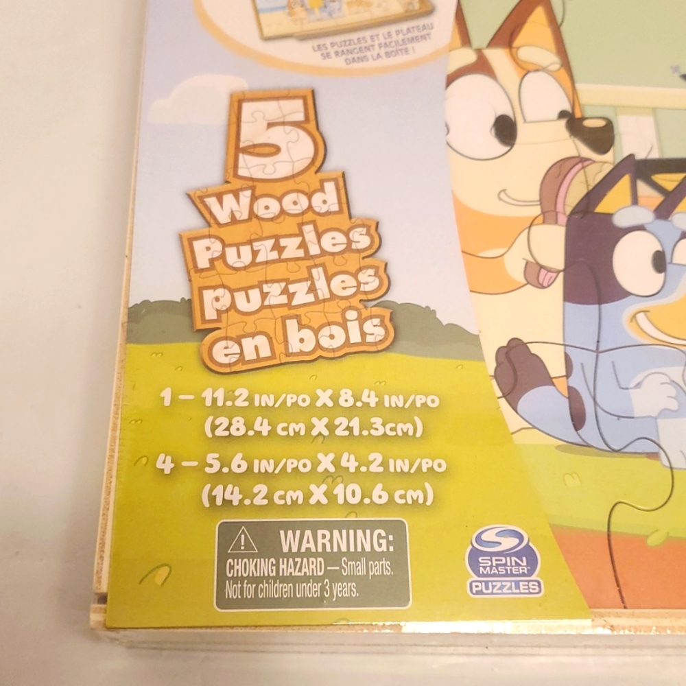 Bluey Wooden Puzzle Set - Picture 2 of 2